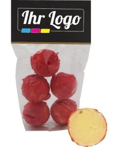 5er Confiseriepralinen Erdbeer mit Kundenheader - inkl. Werbedruck