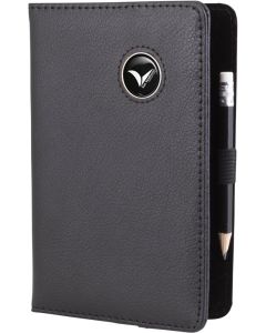 Golf-Scorekartenmappe Leder - inkl. Doming