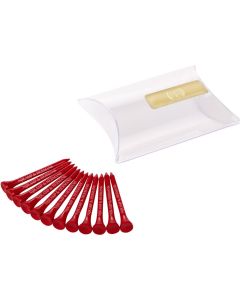 Pillowpack mit 12 Tees 70 mm - inkl. Digitaldruck