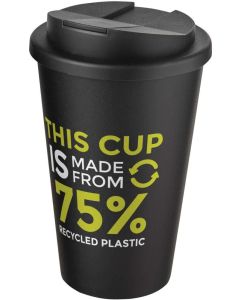 Americano® Eco 350 ml recycelter Becher mit auslaufsicherem Deckel