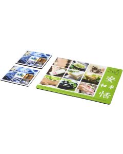 Q-Mat® Mousepad- und Untersetzer-Set 3