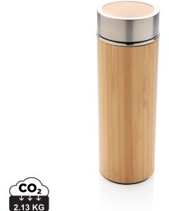 Auslaufsichere Bambus-Vakuumflasche