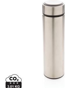 Vakuum Stainless Steel Flasche mit gebürstetem Metalldeckel