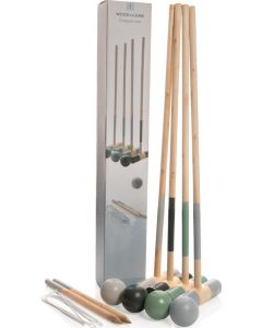 Krocket-Set aus Holz