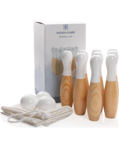Kegel-Set aus Holz