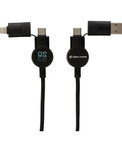 Oakland RCS rKunststoff 1,2m 6-in-1 Fast-Charging 45W Kabel