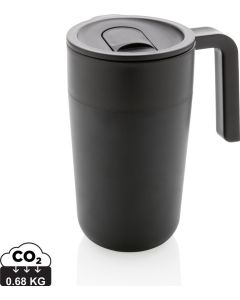 GRS recycelte PP und Stainless Steel Tasse mit Griff