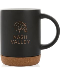 Keramikbecher mit Korkboden