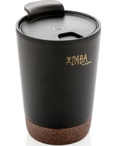 GRS rPP Edelstahl-Kaffeebecher mit Kork