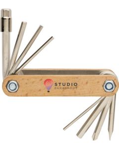 Sechskantwerkzeug aus Holz