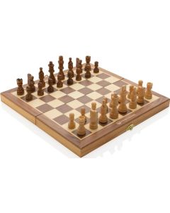 Faltbares Schachspiel aus Holz