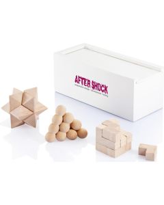 3-tlg. Denkspiel Set