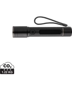 Gear X Taschenlampe aus RCS recycelt. Aluminium mit USB-Akku