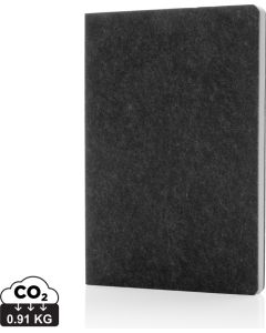 Phrase GRS-zertifiziertes A5-Notizbuch aus recyceltem Filz