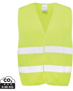 Sicherheitsweste aus GRS recyceltem PET