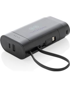 Cyclecell 10.000 mAh Powerbank mit herausnehmbarer Batterie