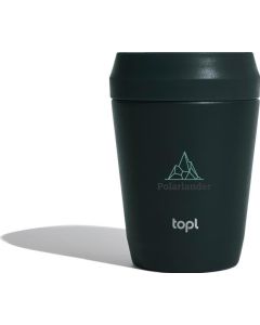 Topl-Trinkbecher aus rec. Stahl mit 360-Grad-Deckel 236 ml