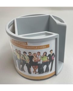 Panorama-Zettelbox mit Papier