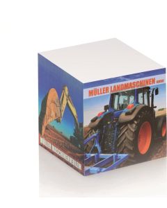 Zettelblock Standard mit Digitaldruck