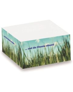 Zettelblock inkl. Werbedruck