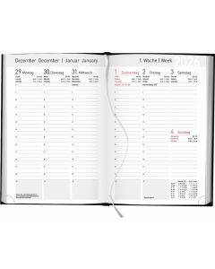 Korsch Buchkalender Wochentimer Balaton blackline