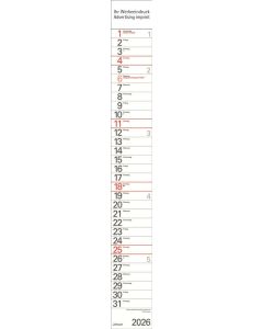 Korsch Streifenplaner Rot