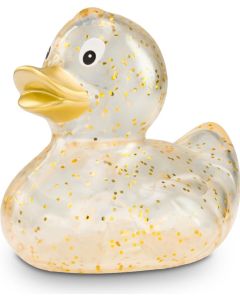 Werbeente Gloria Goldglitzer ca. 8 cm