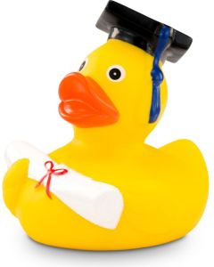 Werbeente Albert Akademiker