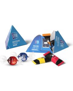 Pyramidenbox - Inhalt nach Wahl - inkl. Werbedruck