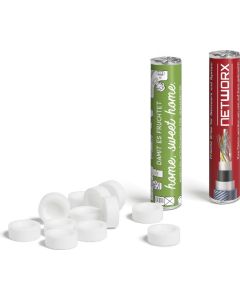 Fruchtrolle mit 12 Fruchttabletten - inkl. Werbedruck