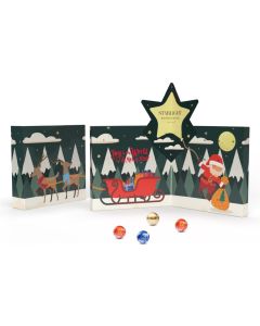 Lindt Adventskalender Buch Pop-Up Eco - inkl. Werbedruck