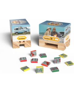 Fruchtkaramellen in Mini-Palette - inkl. Werbedruck