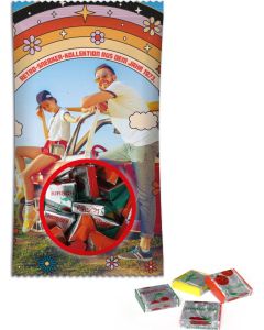 Fruchtkaramellen im Werbetütchen - inkl. Werbedruck
