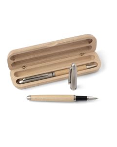 Schreibset aus Buchenholz Oliviero