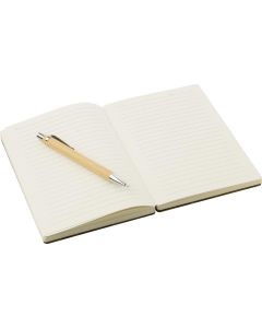 Bambus Notizbuch Jo, 128 Blatt, liniert