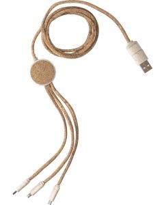 Ladekabel Gemma aus Edelstahl