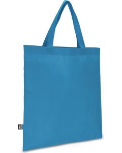 R-PET Tragetasche aus Non Woven mit kurzen Griffen 38 x 42cm 75g/m²