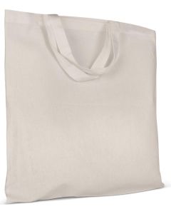 Tragetasche aus Baumwolle OEKO-TEX® 140g/m² 38x42cm kurze Henkel