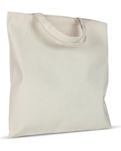 Tasche OEKO-TEX® natur kurze Henkel 220g/m² 38x42 cm