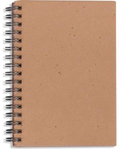 Spiral-Notizbuch aus Saatgutpapier, 100 Seiten, kariert