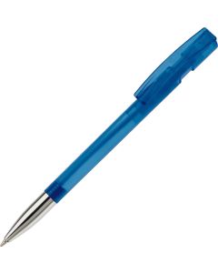 Kugelschreiber Nash Transparent mit Metallspitze