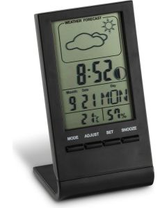 Elektronische Wetterstation Schwarz