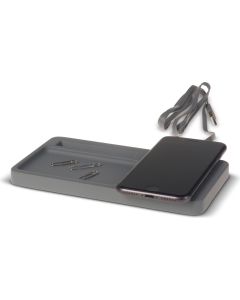 Limestone Desk organizer mit wireless charger 5W