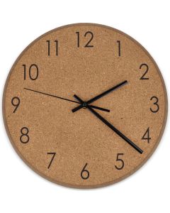 Wanduhr aus Kork