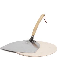 Orrefors Hunting Pizzastein mit Pizzaschaufel
