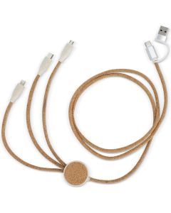 FSC cork 3 in 1 PD Daten-/Ladekabel