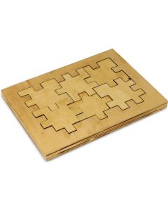 Würfelpuzzle aus Holz