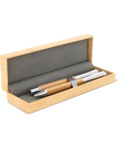 Kugelschreiber und Rollerball Bambus