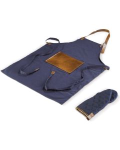 BBQ-Schürze und -Handschuh