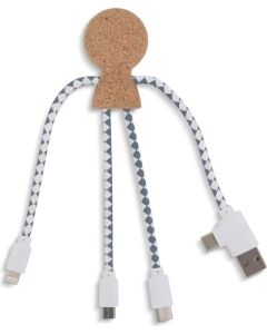 Xoopar Mr. Bio Cork Charging Cable